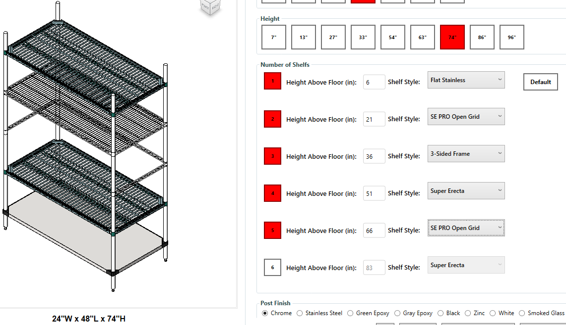 Metro Create Shelving